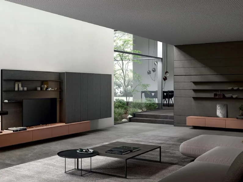 Parete Attrezzata Living Asia 01 di Arredo3