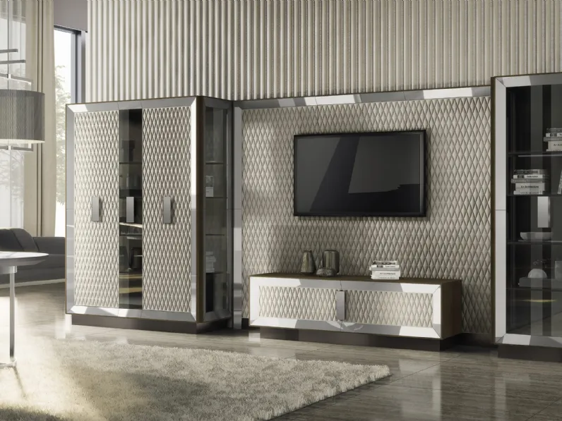 Parete Attrezzata Astra Ecopelle di Adriatica