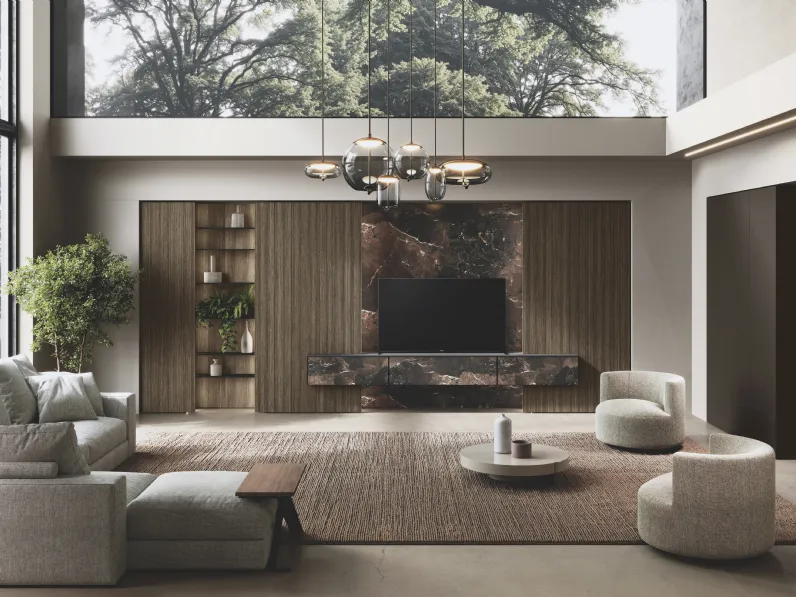 Parete Attrezzata Avola Grès di Binova