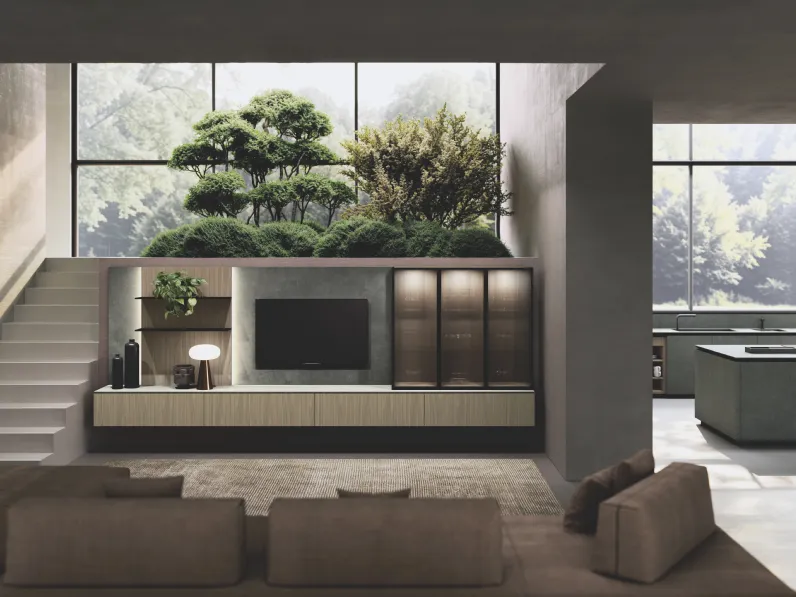 Parete Attrezzata Balance di Binova