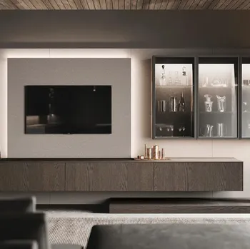 Parete Attrezzata Bluna Legno di Binova