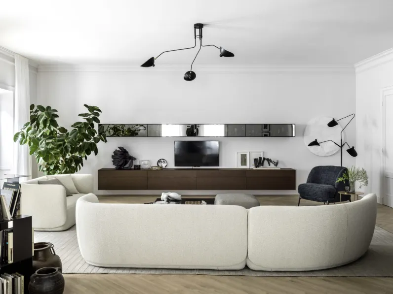 Parete Attrezzata Box 18 Laccato Opaco di Novamobili