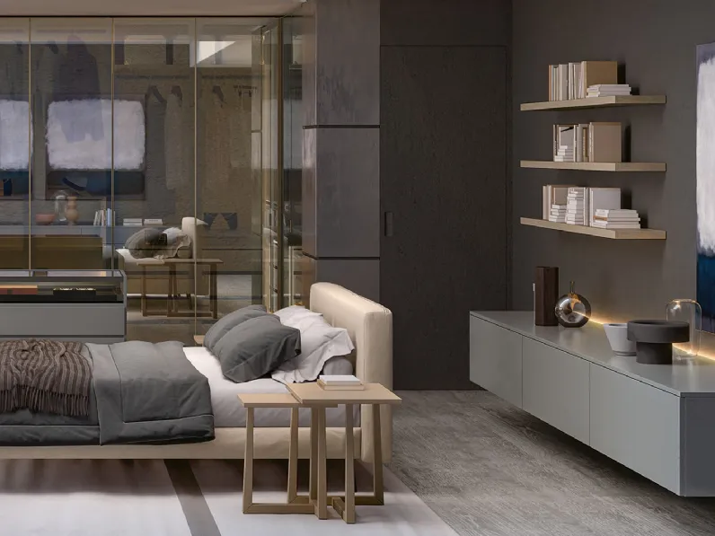 Parete Attrezzata Climb in Laccato Londra di Fratelli Elli