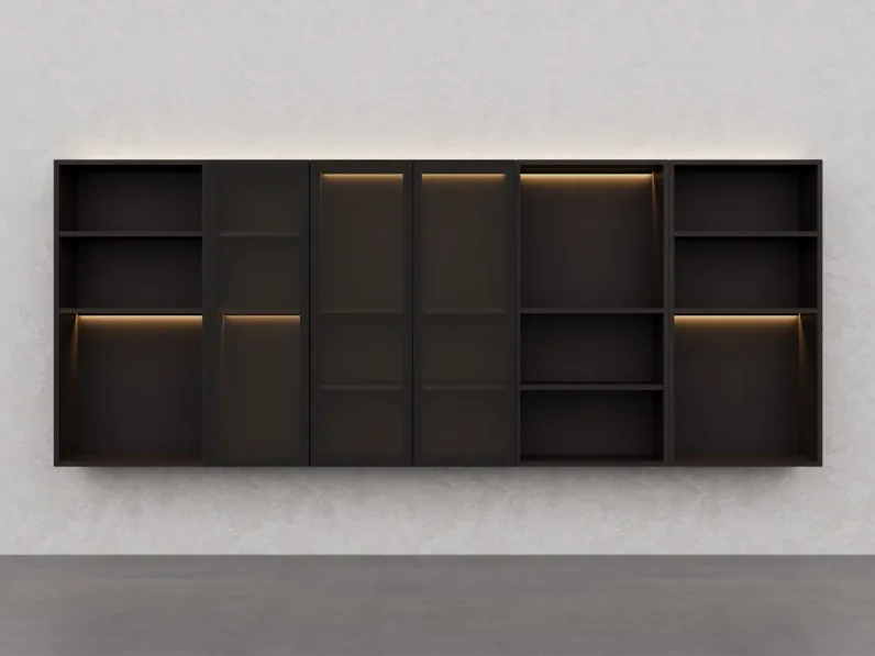 Parete Attrezzata modulare Climb Naxos di Fratelli Elli