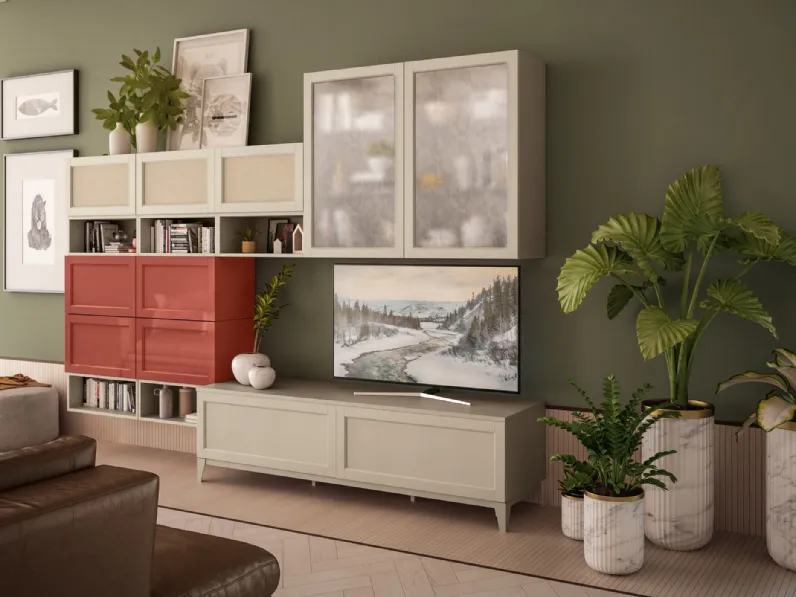 Parete Attrezzata Contempo 04 di Creo