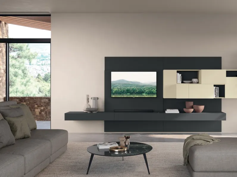 Parete Attrezzata Diciotto 03 di Febal Casa