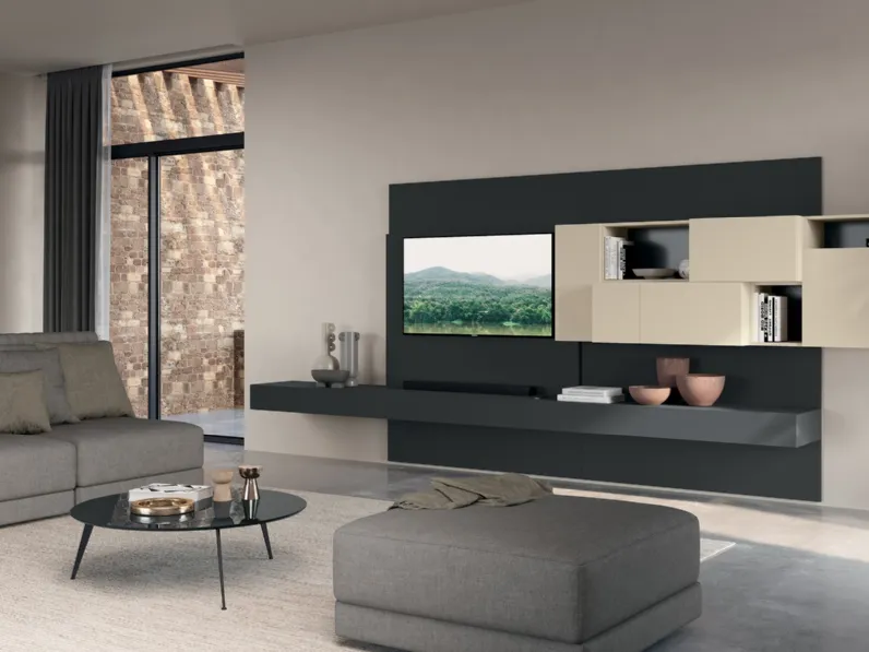 Parete Attrezzata Diciotto 03 di Febal Casa