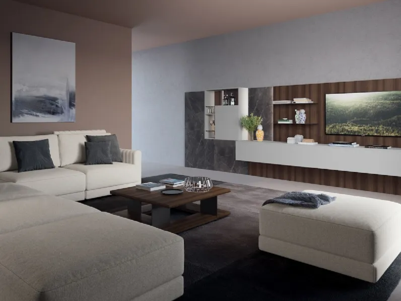 Parete Attrezzata Diciotto 04 di Febal Casa