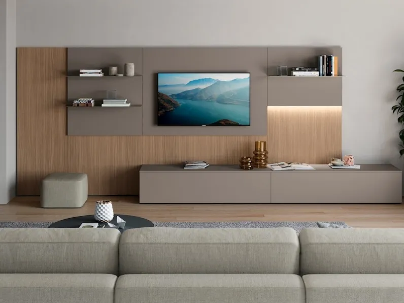 Parete Attrezzata Diciotto 05 di Febal Casa