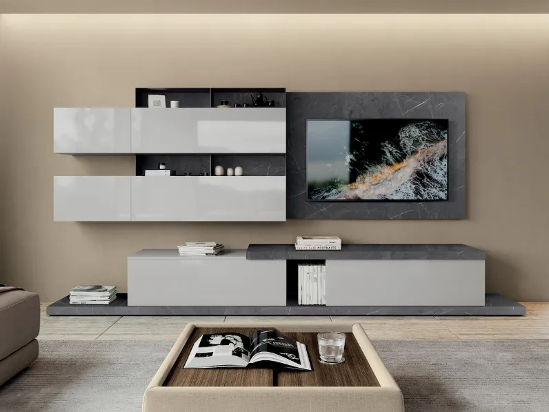 Parete Attrezzata Diciotto 08 di Febal Casa