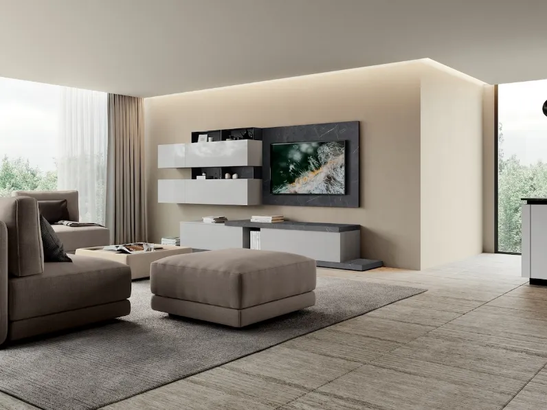 Parete Attrezzata Diciotto 08 di Febal Casa