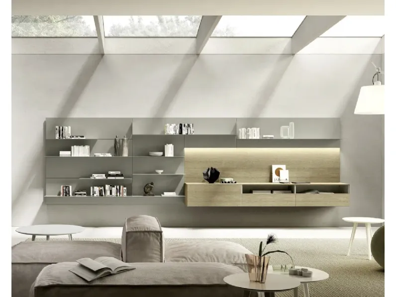 Parete Attrezzata Domino Boiserie 03 di Sangiacomo