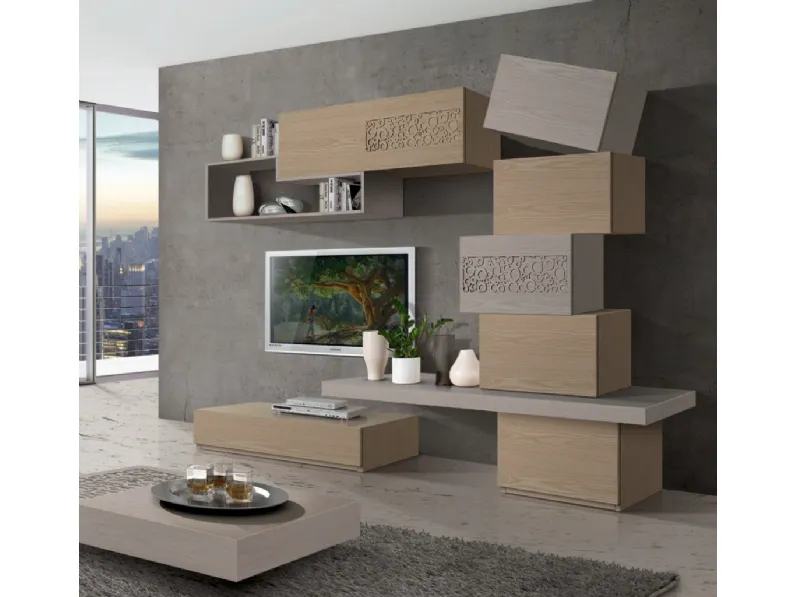 Parete Attrezzata Dynamic FMG3800 di Betamobili