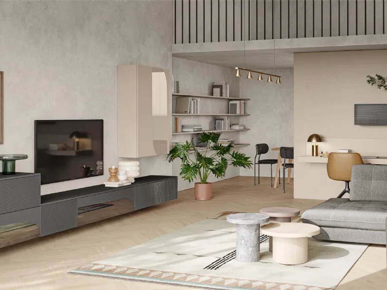 Parete Attrezzata Eclettica EG001 di Colombini Casa