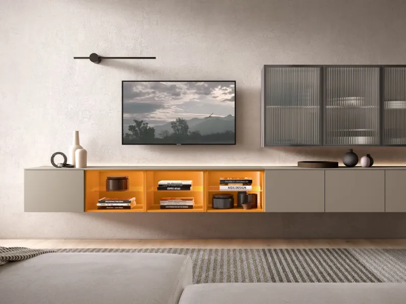 Parete Attrezzata Evolution H2O 05 di Adriatica