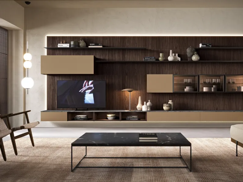 Parete Attrezzata Evolution H2O 09 di Adriatica