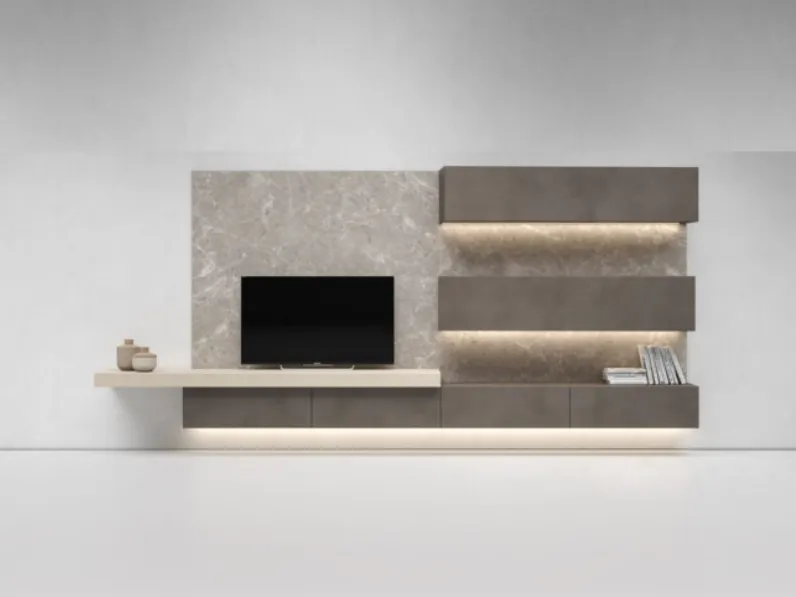 Parete Attrezzata I-ModulART H di Presotto