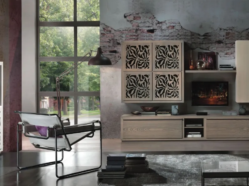 Parete Attrezzata Idea Composizione 06 di Passione Italiana