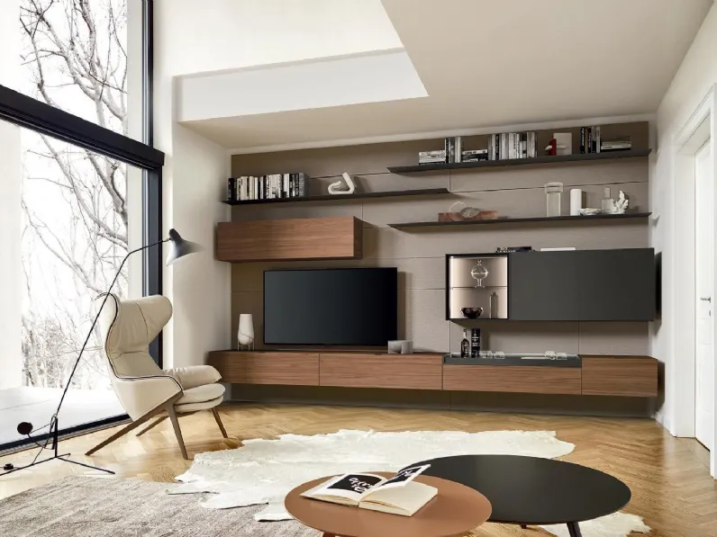 Parete Attrezzata Lampo 186 di Sangiacomo