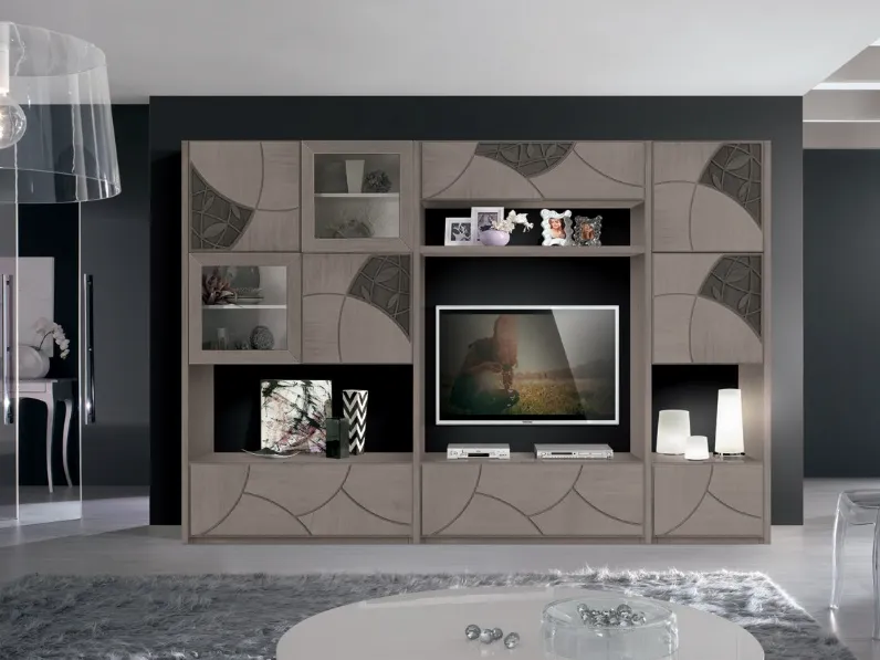 Parete Attrezzata Leaf FMG3603 di Betamobili