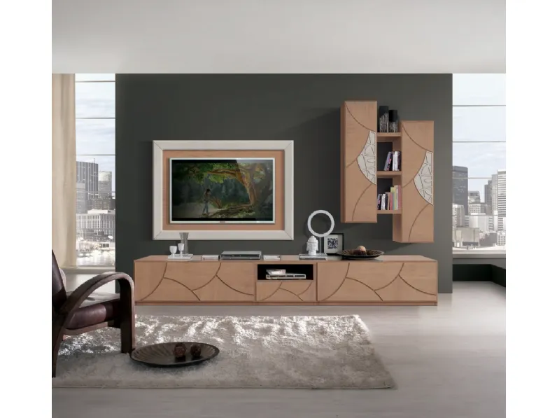 Parete Attrezzata Leaf FMG3608 di Betamobili