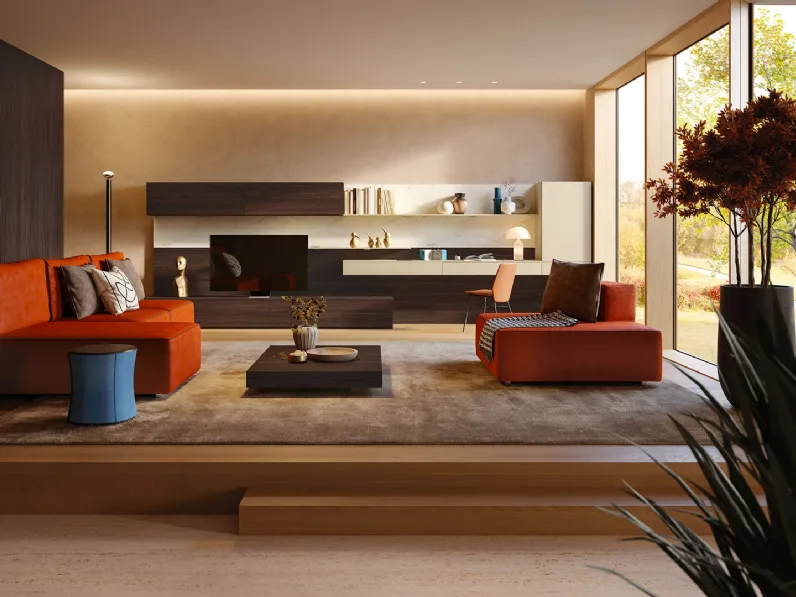 Parete Attrezzata Living LV714 di Giessegi