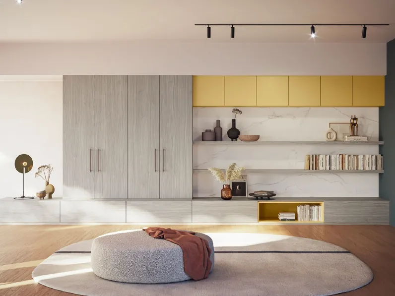 Parete Attrezzata Living LV719 di Giessegi