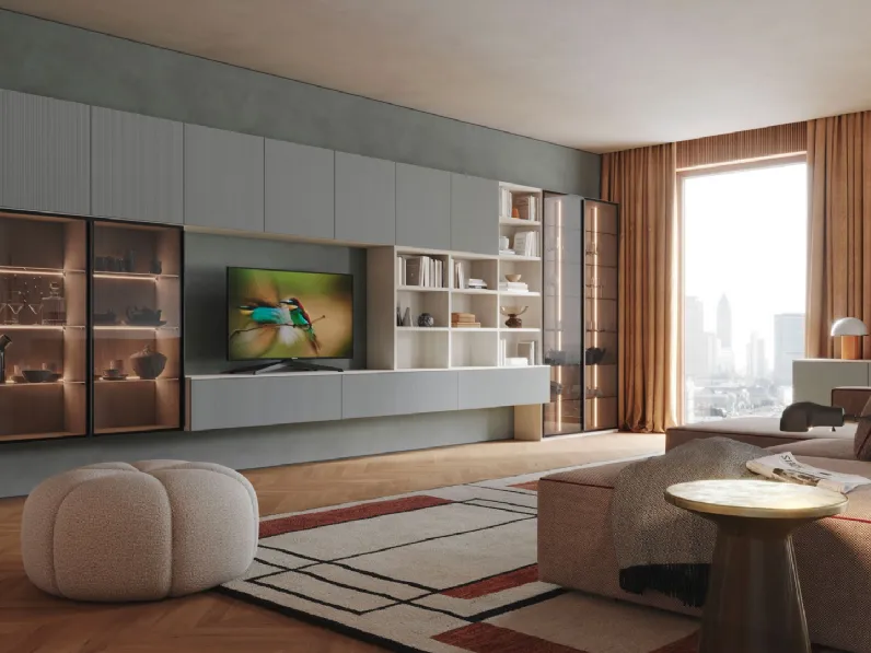 Parete Attrezzata Living LV721 di Giessegi