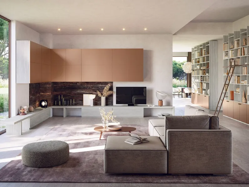 Parete Attrezzata Living LV732 di Giessegi