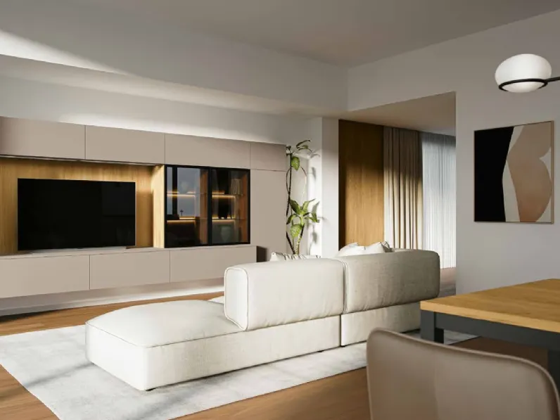 Parete Attrezzata Living MK01 di Gentili Cucine