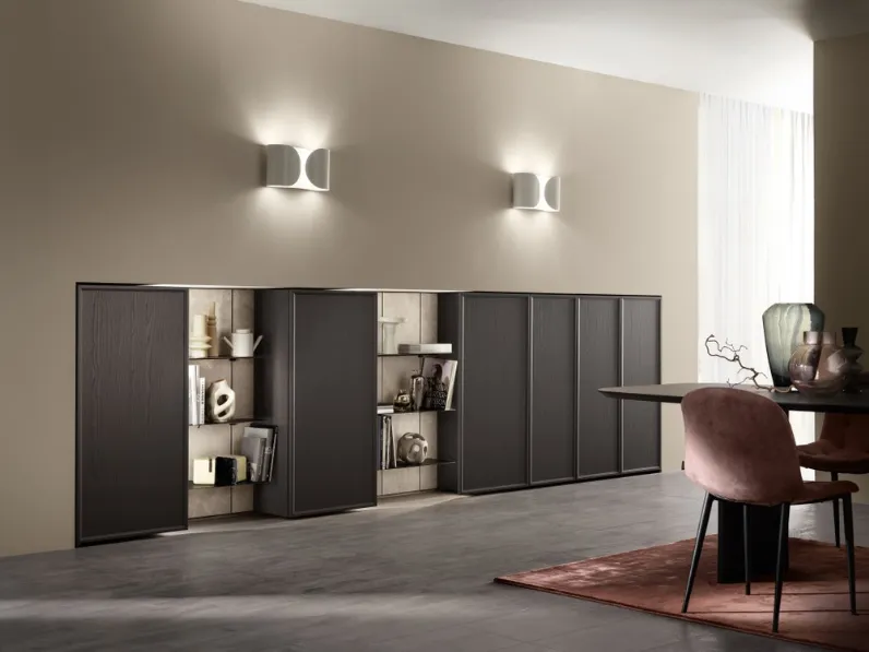 Parete Attrezzata Living Poetica 03 di Scavolini