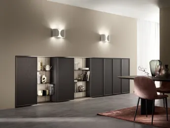 Parete attrezzata Living Poetica 03 di Scavolini.