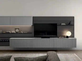 La parete attrezzata Living Time di Arredo3.