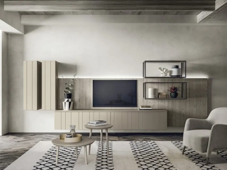 Parete Attrezzata M01 Maestrale di Scandola