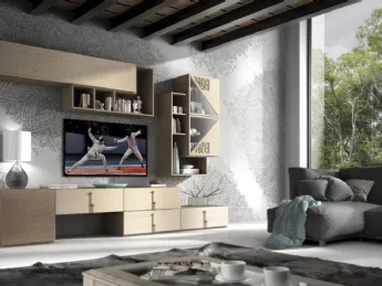 Manhattan art 6021finitura bicolore Creta e Deserto