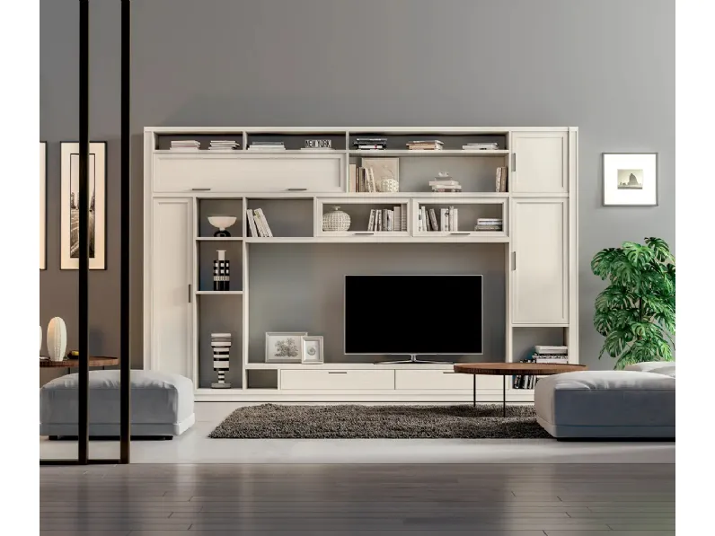 Parete Attrezzata Melograno composizione 97 di Le Fablier