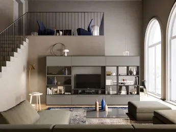 Parete Attrezzata My Space 18-02 di Alf Da Frè