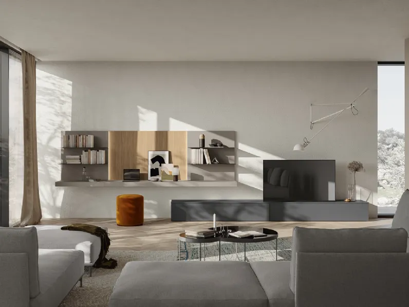 Parete Attrezzata Night & Day L02 di Colombini Casa