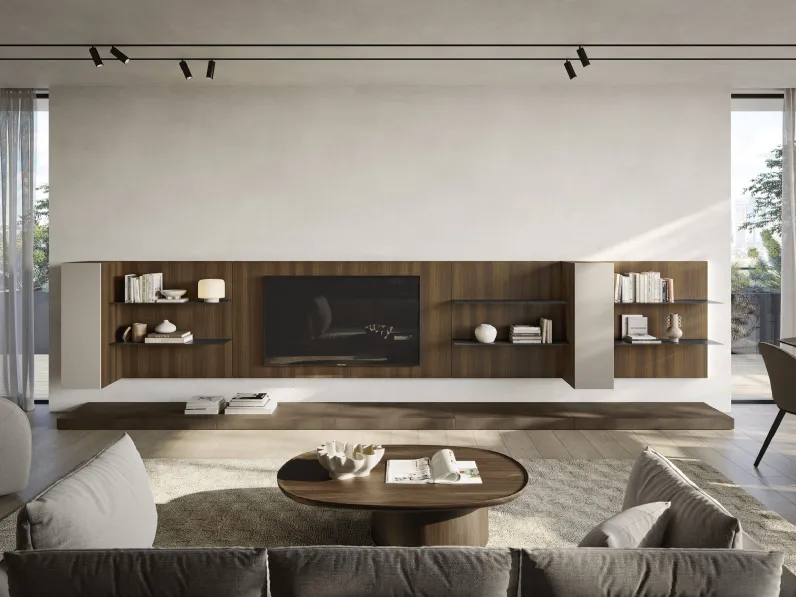 Parete Attrezzata Night & Day L02NS di Colombini Casa