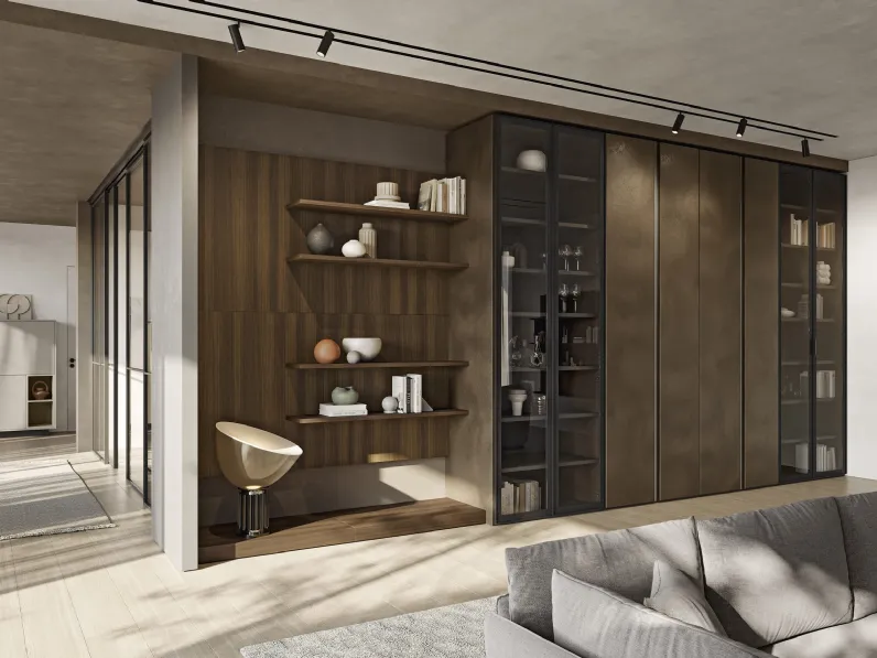 Parete Attrezzata Night & Day L02NS di Colombini Casa