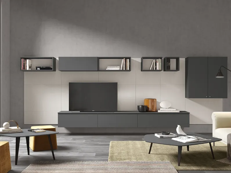 Parete Attrezzata Night & Day L21 di Colombini Casa