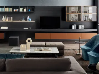 People Frassino Antracite e Cuoio