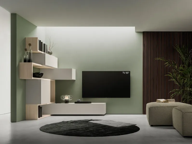 Parete Attrezzata Pratico PTG409 di SantaLucia