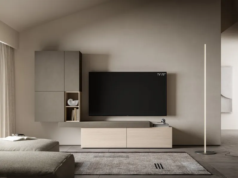 Parete Attrezzata Pratico PTG417 di SantaLucia