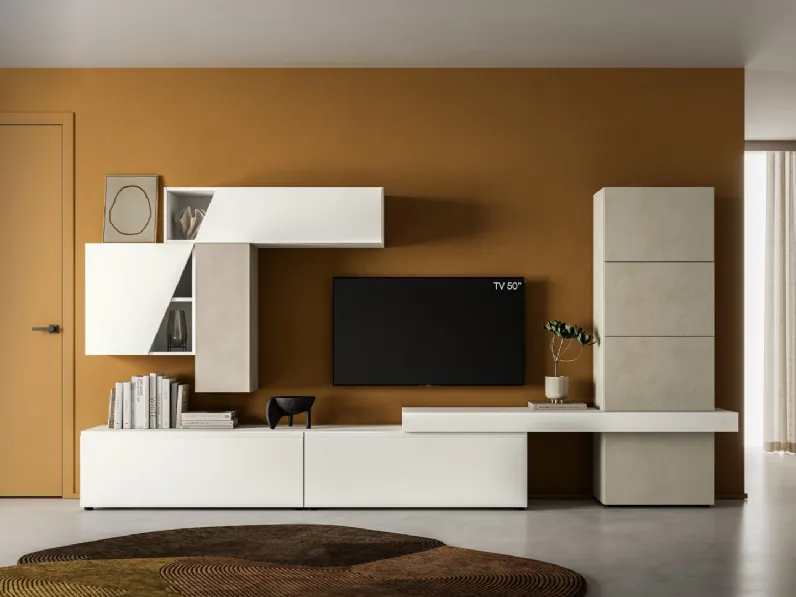 Parete Attrezzata Pratico PTG420 di SantaLucia