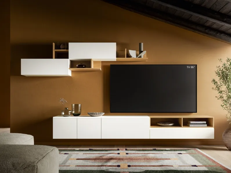 Parete Attrezzata Pratico PTG436 di SantaLucia