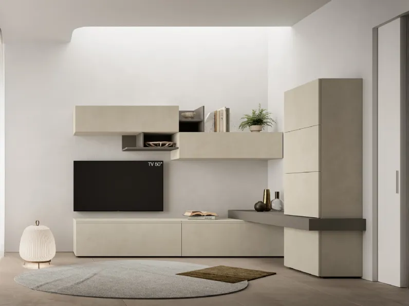 Parete Attrezzata Pratico PTG437 di SantaLucia