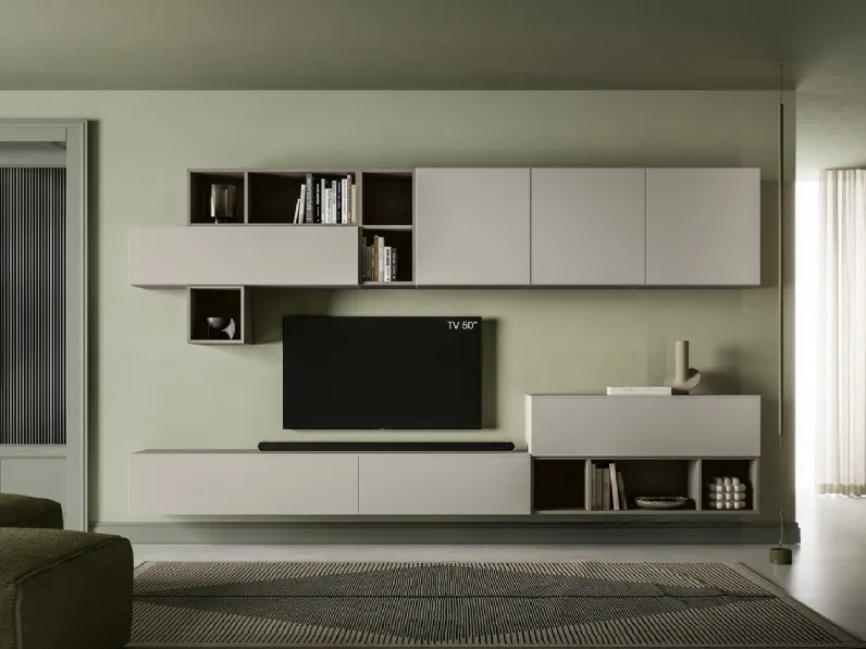 Parete Attrezzata Pratico PTG438 di SantaLucia