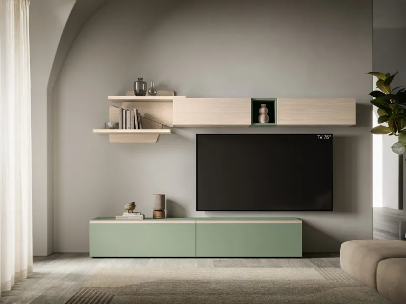 Parete Attrezzata Pratico PTG440 di SantaLucia