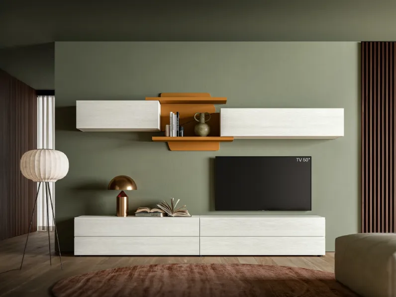 Parete Attrezzata Pratico PTG443 di SantaLucia